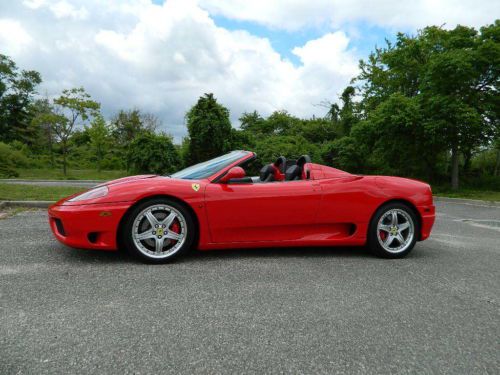 2003 ferrari 360 spider convertible 2-door 3.6l