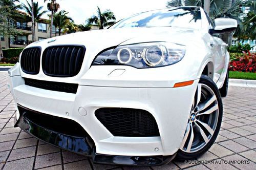 2010 bmw x6m m one owner 640hp upgrade heads-up premium clean carfax rare find