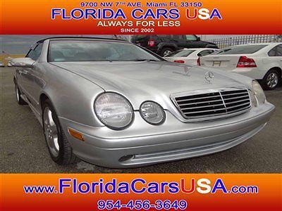 Mercedes clk430 convertible only 51k miles florida wood trim great condition