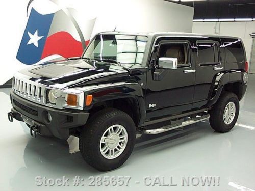 2006 hummer h3 4x4 auto sunroof htd leather nav 69k mi texas direct auto