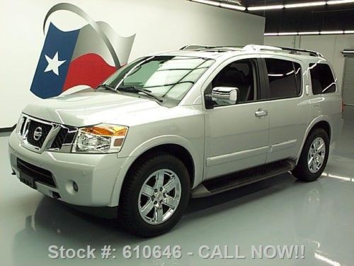 2012 nissan armada platinum sunroof leather nav dvd 33k texas direct auto