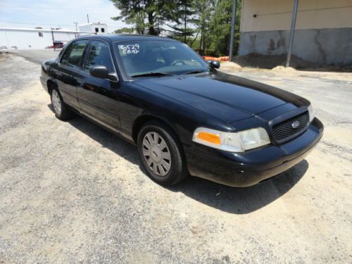 2010 black ford crown victoria 4 door sedan one owner