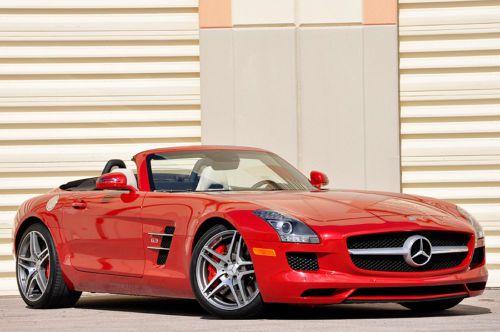 2012 mercedes-benz sls amg roadster! designo! carbon!!$230k msrp! fresh service!