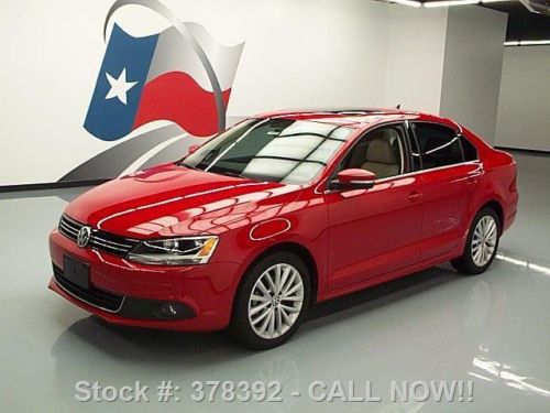 2013 volkswagen jetta tdi prem diesel sunroof nav 45k texas direct auto