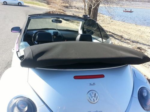 2003 Volkswagen New Beetle Convertible Reflex Silver w/ Black & Grey Interior, image 20