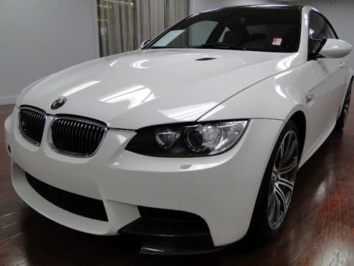 12 m3 alpine white/fox red smg heated seats carbon fiber gps 22k