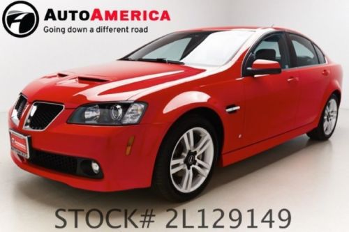 2008 pontiac g8 58k low miles htd leather cruise aux clean carfax one 1 owner