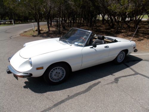 1974 alfa romeo spider veloce convertible 2-door 2.0l