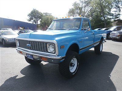 1972 chevrolet k20 3/4 ton 4x4 restored --- l@@k --- low resrve !!!