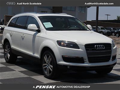 09 q7 quattro awd 82k miles leather navi moon roof heated seats 7pass financing