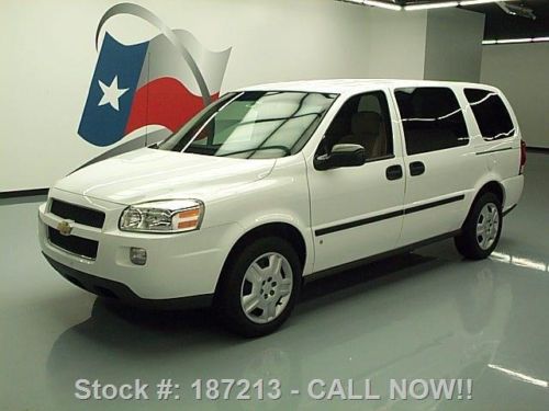 2007 chevy uplander 6-pass third row cruise ctrl 12k mi texas direct auto