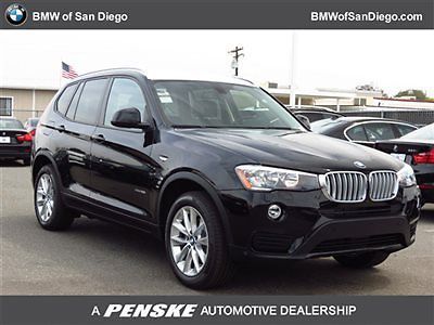 Xdrive28i new 4 dr suv automatic gasoline 2.0l twinpower turbo in-l jet black