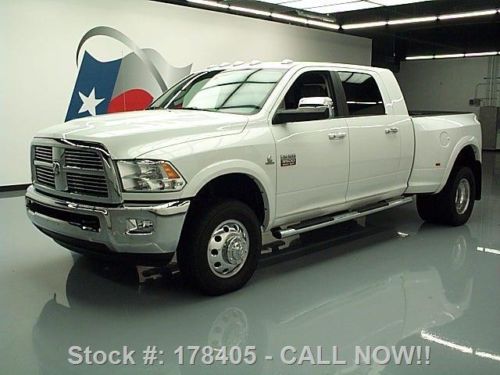 2012 dodge ram 3500 laramie mega 4x4 diesel dually 31k texas direct auto