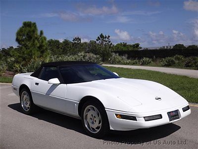 1995 chevrolet corvette clean carfax lt1 350 v8 manual 6spd convertible chevy