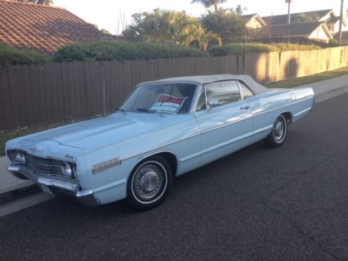 1967 mercury monterey convertible