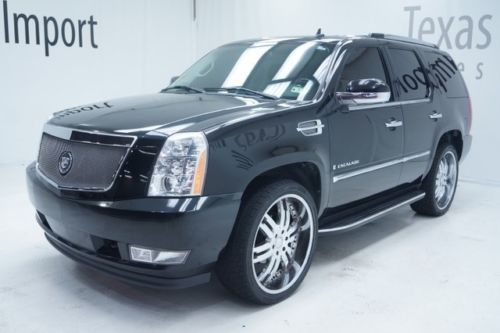 2008 escalade luxury pkg,rear dvd,22 in chrome giovanna wheels, service history