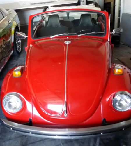 1972 classic vw beetle bug convertible karmann - looks great! ready to drive!