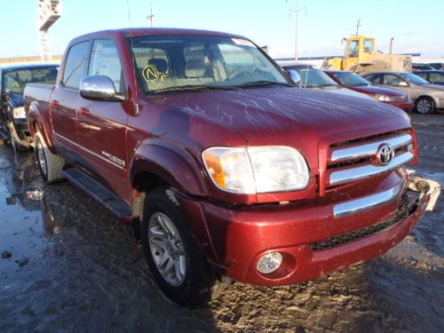 05 toyota tundra crew cab 4 door 4dr 4x4 double crewmax maroon double cab used