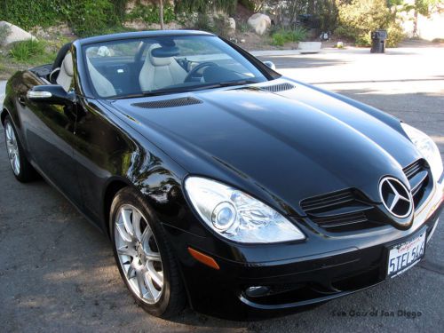 2006 mercedes-benz slk350 convertible 2-door 3.5l - perfect carfax - two-owner