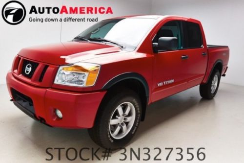 2013 nissan 4x4 titan pro-4x 8k low miles crewcab auto reg.bed one 1 owner