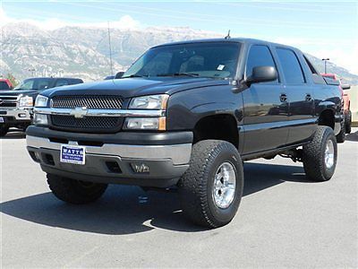 Chevy avalanche crew cab 4x4 custom lift wheels tires auto tow low price