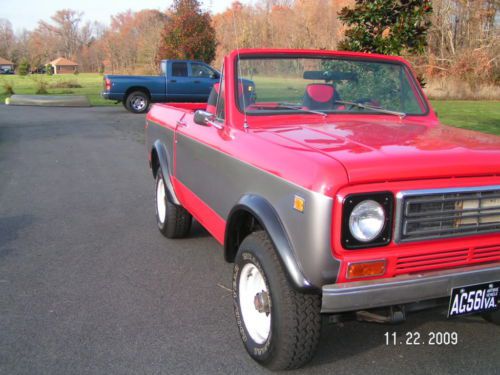 1978 Scout II, 345, Auto, Red, Silver, Excellent body, convertible, US $7,900.00, image 4