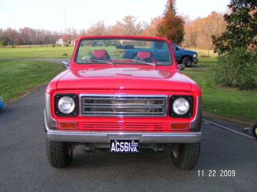 1978 Scout II, 345, Auto, Red, Silver, Excellent body, convertible, US $7,900.00, image 10