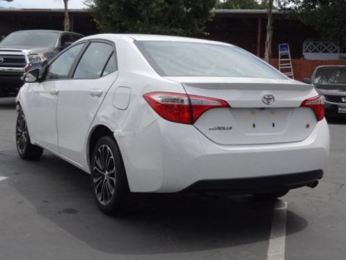 2014 toyota corolla s damaged repairable rebuilder fixer export welcome! starts!