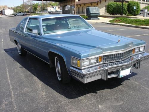 Cadillac coupe de ville d elegance in firemist blue