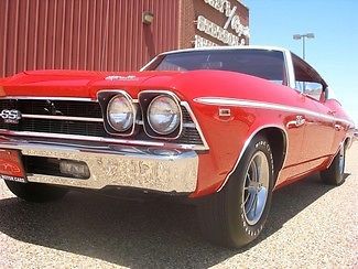 1969 red real ss! chevelle, 396 bbc, muscle car, classic, frame off restoration