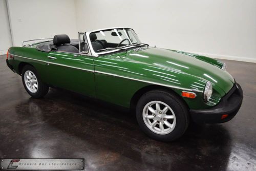 1977 mg mgb roadster 1.8l 4 speed manual power disc brakes