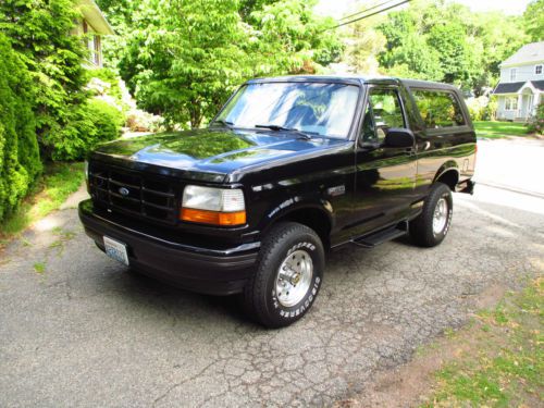 1995 bronco only 106k actual miles! sport edition original survivor! leather!