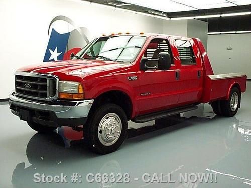 2000 ford f550 crew 7.3l diesel dually 6-spd hauler 77k texas direct auto