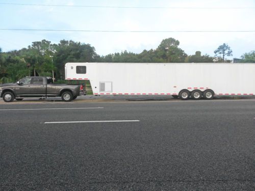 2014 dodge ram 3500 dually and 8.5 x 48 ft. enclosed race car trailer