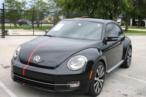 2012 vw beetle turbo fender edition pano roof sport pkge