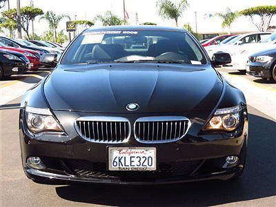 650i 6 series low miles 2 dr coupe 6-speed gasoline 4.8l dohc 32-valve v8