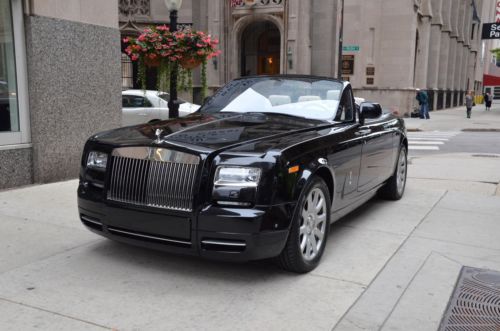 2014 rolls royce phantom drophead coupe.  diamond black with seashell.