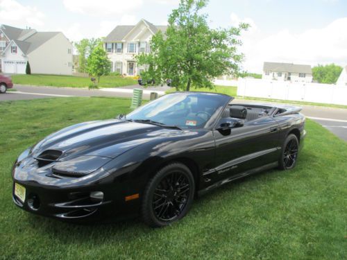 2000 trans am ws6 convertible triple black supercharged 37,000 miles