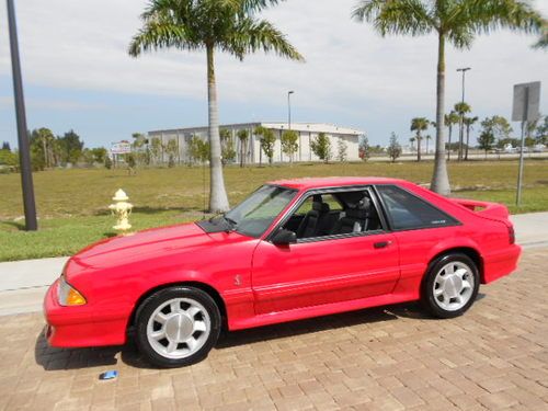1993 ford mustang cobra 7416 original miles! all original and new inside &amp; out!