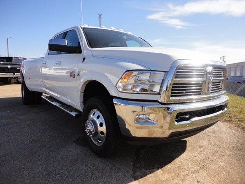 New 2012 dodge ram 3500 laramie drw manual cummins diesel leather nav free ship