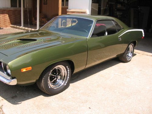 1973 plymouth barracuda, numbers matching, 4 inch stroker, 2 motors, very nice