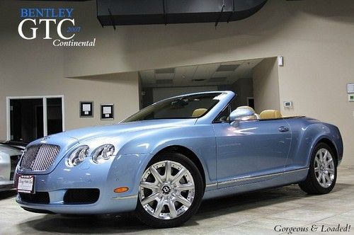 2007 bentley continental gtc convertible only 16k miles massage seats navigation