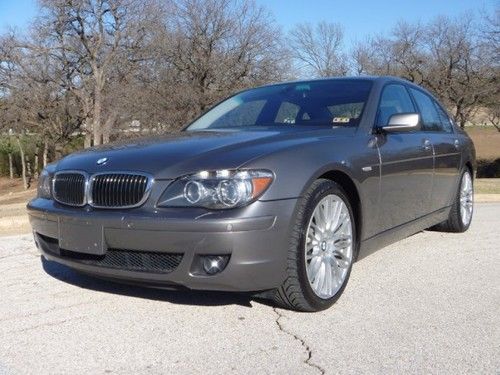 2007 bmw 7 series 750i sprt pkg htd/cld seats navi