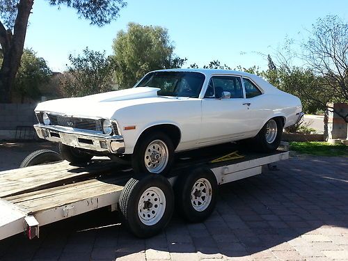 Nova 1970 chevrolet nova ss 2dht pro street, race, drag, street car, roller