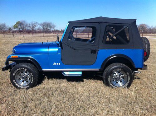 84 jeep cj7 original showroom rare 11,500 miles tx cj-7