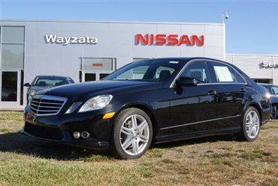2010 m/b e550 4matic, awd, premium, navi, harman kardon, leather, black 35k mile