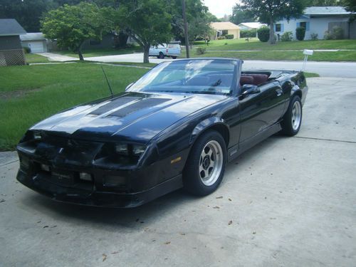 1987 chevrolet camaro z28 iroc-z convertible 2-door 5.7l