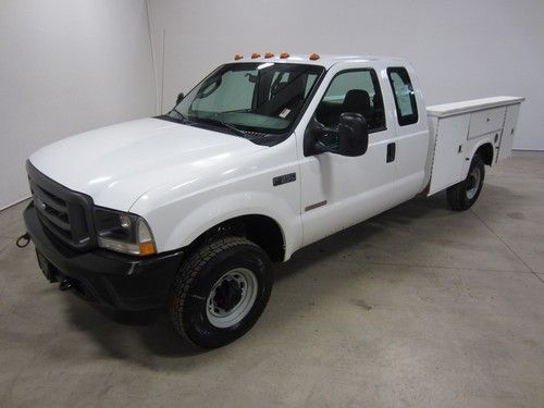 04 ford f350 super duty turbo diesel xl extcab 9ft knaheide box rwd  80pics