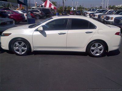 Acura tsx 4dr sdn i4 auto tech pkg low miles sedan automatic gasoline 2.4l i4 16