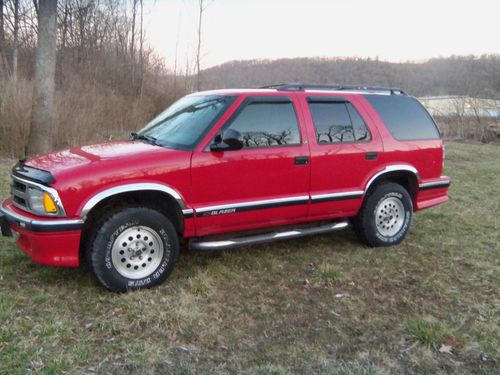 1995 chevrolet blazer lt sport utility 4-door 4x4 v6 vortec engine